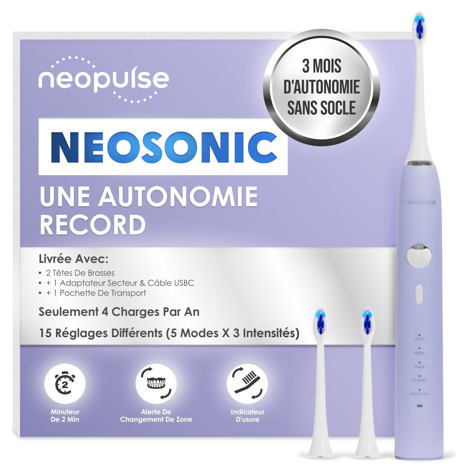 brosse à dents NEOPULSE® - NEOSONIC®