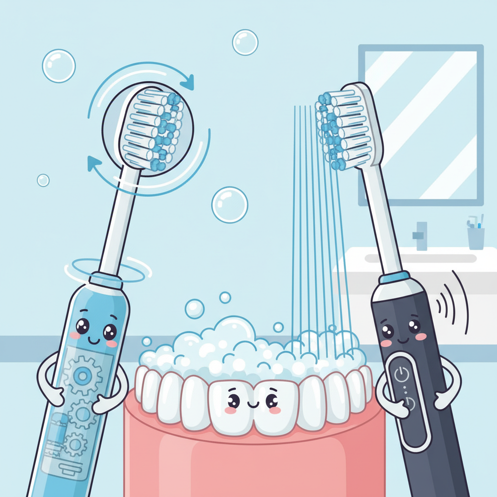 Oscillo-Rotatif Vs Sonique : Quelle Technologie De Brosse Adopter ?