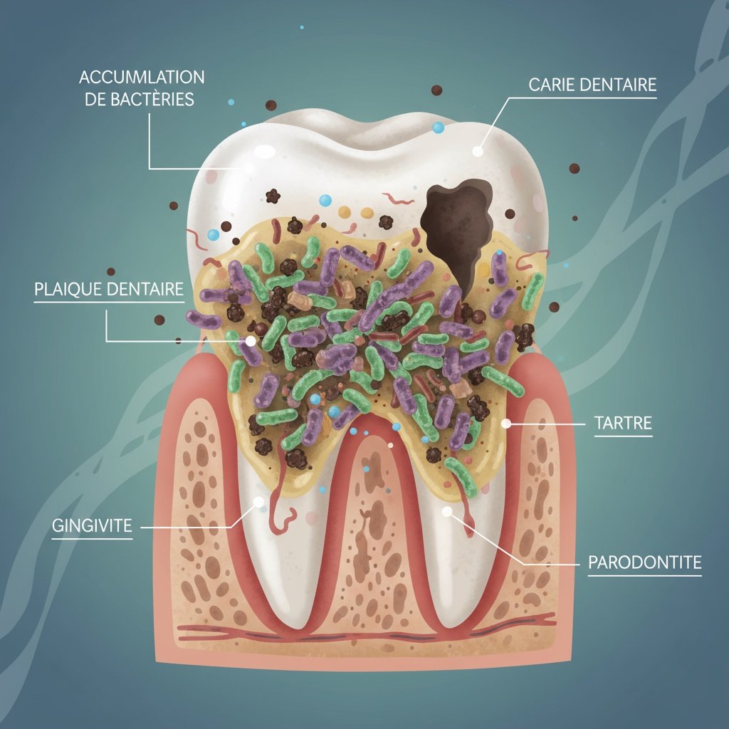 Comprendre la plaque dentaire : formation, risques et prévention